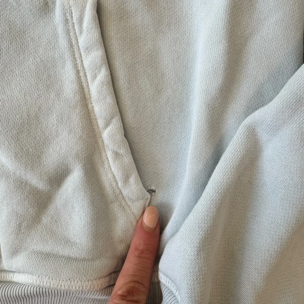 Skims Organic
Cotton Half Zip Pullover in opal M - Picture 2 of 8